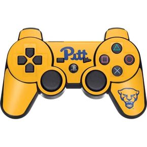 Skinit Decal Gaming Skin Compatible with PS3 Dual Shock Wireless Controller - Officially Licensed College Pitt Panthers Yellow Design