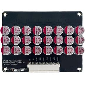 5.5A 6S-8S Active Equalizer Balancer Cells Balancer Lifepo4 Lipo LTO Battery Energy Capacitor Lithium Pack Accessories