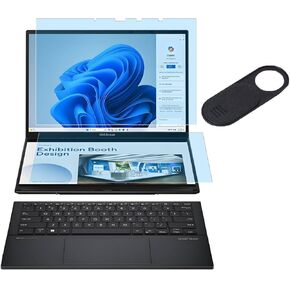 واقي شاشة MUBUY-GOL 2 عبوة لعام 2025-2024 ASUS ZENBOOK DUO 2-in-1 كمبيوتر محمول مزدوج 14 بوصة (UX8406)