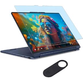 MUBUY-GOL 2 عبوة مضادة للضوء الأزرق واقي شاشة مضاد للوهج لعام 2025 Lenovo Yoga 9i AI يعمل على جهاز كمبيوتر محمول من شاشة تعمل باللمس 2-in-1 14.0 "، مرشح مضاد لـ UV ، يقل
