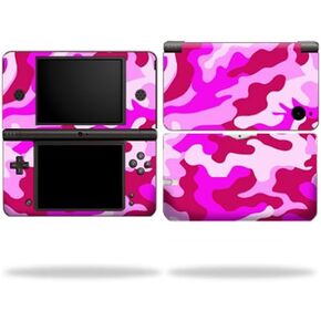 Mayyskins Skin متوافق مع Nintendo DSI XL ملصق الالتفاف جلود PINK CAMO