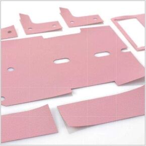 Keratherm Thermal Pad - 86/82 RED - 210x148x0.25mm - Thermal Conductivity 6.5 W/mK - Fiberglass Reinforced Qty 1