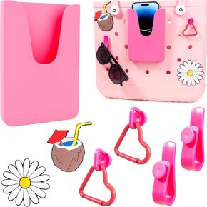 LETGO Silicone Phone Holder for Bogg Bag,Phone Case Holder Compatible with Bogg Bags,Bogg Bag Accessories Phone Holder