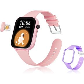 4G Kids Watch, Smart Watch for Kids GPS Tracker with SIM Card, Texting, Camera, Two-Way Calling, School Mode, SOS, Games, Best for Kids Aged 3-12, Ideal Gift for Kids