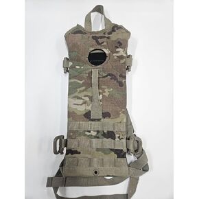 MOLLE Tactical Hydration Pack, 3L Capacity Bladder Sold Separately, Military Multicam Pouch, for Hiking Hunting Running
