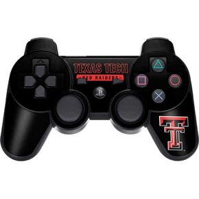 Skinit Decal Gaming Skin Compatible with PS3 Dual Shock Wireless Controller - Officially Licensed College TT Red Raiders Design