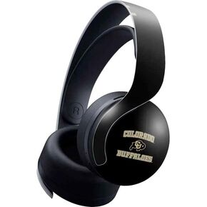 Skinit Decal Gaming Skin Compatible with Pulse 3D Wireless Headset for PS5 - Officially Licensed University of Colorado CU Logo on Gold Design