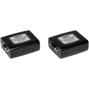 Tripp Lite Serial over Cat5 / Cat6 RS232 Extender, Transmitter and Receiver (B165-101),Black