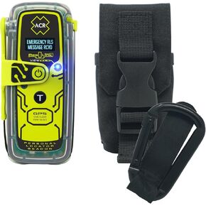 ACR ResQlink View 435 RLS Personal Locator Beacon with Pouch and Carabiner Bundle
