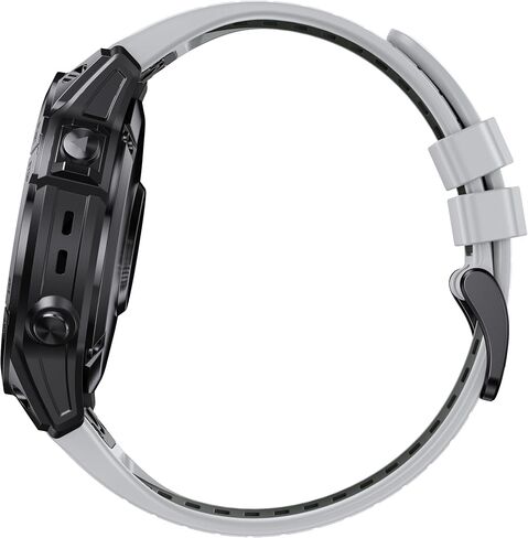 26mm Premium Silicone Watch Band Compatible with Garmin Fenix 8X | Fenix 7X/7X Pro | Fenix 6X Pro/6X GPS | Fenix 5X Plus| Tactix 7 Pro | Enduro 2 | Mk2i/3i | Epix Pro 51mm in Saudi Arabia