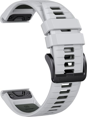 26mm Premium Silicone Watch Band Compatible with Garmin Fenix 8X | Fenix 7X/7X Pro | Fenix 6X Pro/6X GPS | Fenix 5X Plus| Tactix 7 Pro | Enduro 2 | Mk2i/3i | Epix Pro 51mm in Saudi Arabia