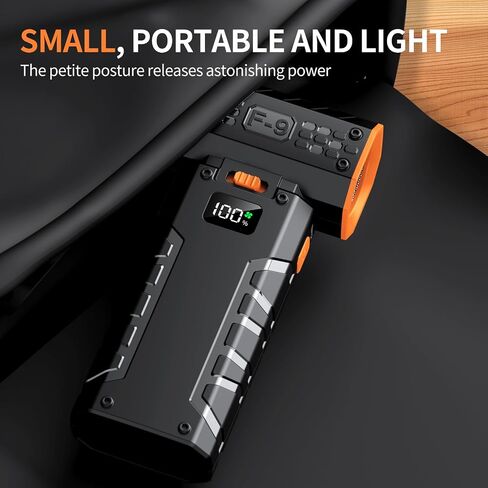 Compressed Air Duster, 130000RPM Electric Air Duster, Rechargeable Cordless Air Blower Fan with LED Light for Computer, Keyboard, House, Outdoor, Car, PC Cleaning, Replace Compressed Air Cans in Saudi Arabia