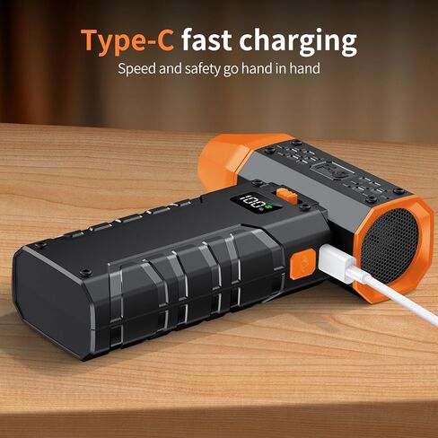 Compressed Air Duster, 130000RPM Electric Air Duster, Rechargeable Cordless Air Blower Fan with LED Light for Computer, Keyboard, House, Outdoor, Car, PC Cleaning, Replace Compressed Air Cans in Saudi Arabia