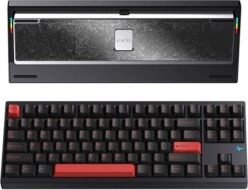 WOBKEY Crush 80 Reboot CNC Aluminum 5-Second Quick-Release Triple-Mode Connectivity Mechanical Keyboard with Superior Acoustics (Pro Navy) in Saudi Arabia