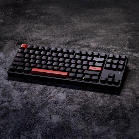 KEEBMONKEY WOBKEY Crush 80 Reboot CNC Aluminum 5-Second Quick-Release Triple-Mode Connectivity Mechanical Keyboard with Superior Acoustics (Pro Black) in Kuwait