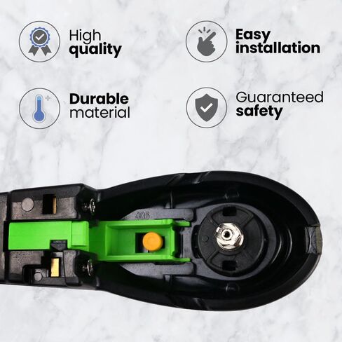 مجموعة مقبض بديلة متوافقة مع Fagor Rapid Express 99 طباخ ضغط | يتضمن صمام منظم الضغط ، والبراغي والغطاء (حجم خيط المداخن: 0.23 بوصة) in Kuwait