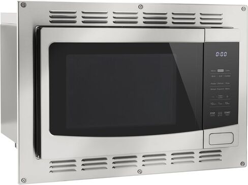 RecPro RV Kitchen Air Fryer & Convection Microwave with Trim Kit | 1.0 Cu. Ft. | 120V | 6 Cooking Modes (Stainless Steel) in Saudi Arabia