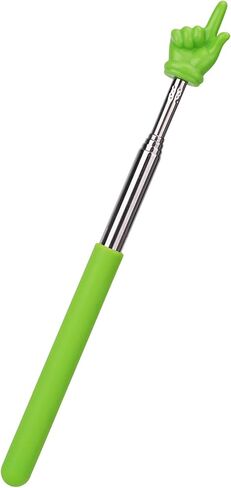Extendable Finger Pointer Stick, School Collapsible Telescoping Long Hand Pointing Stick, Classroom Must Have Supplies Essentials, Black in Saudi Arabia