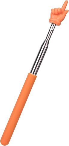 Extendable Finger Pointer Stick, School Collapsible Telescoping Long Hand Pointing Stick, Classroom Must Have Supplies Essentials, Black in Saudi Arabia