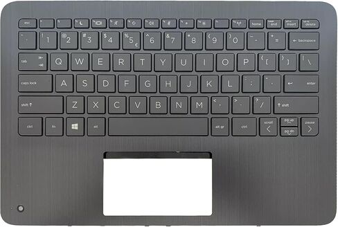 New Replacement for HP ProBook X360 11 G5 G6 EE G7 EE Laptop Upper Case Palmrest Keyboard Assembly Part L83983-001 M03759-001 Black (G5 G6 EE G7 WFC Hole) in Kuwait