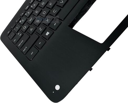 New Replacement for HP ProBook X360 11 G5 G6 EE G7 EE Laptop Upper Case Palmrest Keyboard Assembly Part L83983-001 M03759-001 Black (G5 G6 EE G7 WFC Hole) in Kuwait