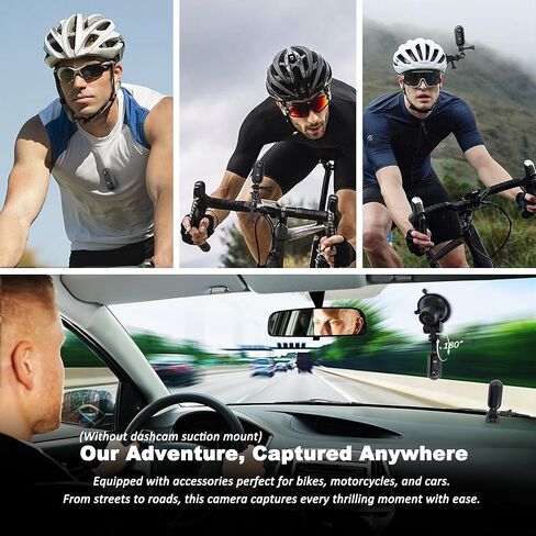 4K Mini Body Camera 128GB - Action Body Cam مع الصوت والفيديو - يدي الإبهام مجانًا مسجّل للماء الكاميرات القابلة للارتداء - POV Worn Portable Camcorder - للعمل in Kuwait