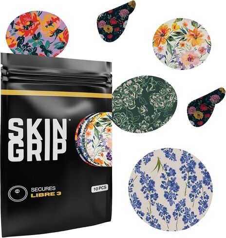رقع Skin Grip CGM لـ Freestyle Libre 3 (20 قطعة)، مقاومة للماء والعرق لمدة 10-14 يومًا، شريط لاصق مقطوع مسبقًا، حماية مستمرة لمراقبة الجلوكوز (وردي) in Kuwait