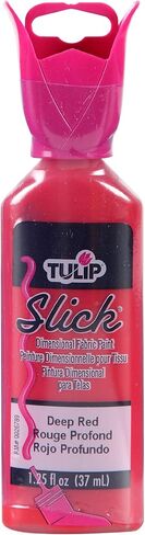 TULIP Dimensional Fabric Paint 65409 Dfpt 1.25Oz Metallic Black, 1.25 Fl Oz (Pack of 1), As Detailed in Kuwait