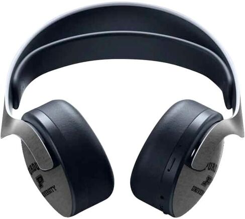 Skinit Skinit Gaming Gaming Skin متوافق مع سماعة Pulse 3D اللاسلكية لـ PS5 - تصميم شعار Purdue Gray المرخص له رسميًا in Kuwait