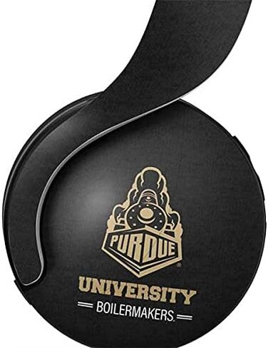Skinit Skinit Gaming Gaming Skin متوافق مع سماعة Pulse 3D اللاسلكية لـ PS5 - تصميم شعار Purdue Gray المرخص له رسميًا in Kuwait
