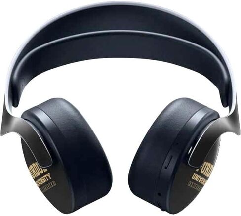 Skinit Skinit Gaming Gaming Skin متوافق مع سماعة Pulse 3D اللاسلكية لـ PS5 - تصميم شعار Purdue Gray المرخص له رسميًا in Kuwait