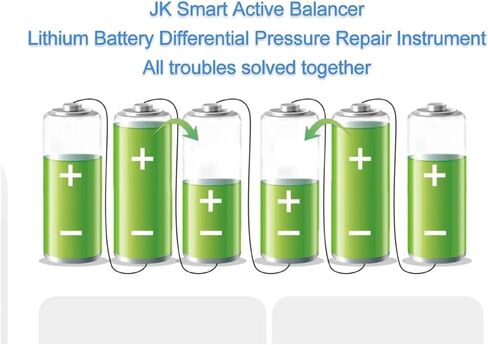 JK-B2A8S 2S-8S 2A 12V 24V LFP43.2V 3S 4S 5S 6S 7S Active Balancer Lithium Battery Equalizer(8S 2A Balancer) in Saudi Arabia