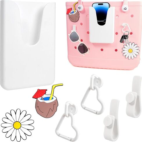 Letgo Silicone Phone حامل لحقيبة Bogg ، حامل علبة الهاتف متوافق مع أكياس Bogg ، حامل هاتف Bogg Bag Accessories in Kuwait