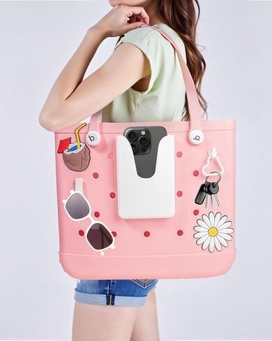 Letgo Silicone Phone حامل لحقيبة Bogg ، حامل علبة الهاتف متوافق مع أكياس Bogg ، حامل هاتف Bogg Bag Accessories in Kuwait