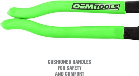OEMTOOLS 25324 كماشة مفتاح ربط فلتر الزيت، 2 2/5 بوصة إلى 5 بوصة كماشة فلتر زيت قابلة للتعديل، قابض فلتر زيت فولاذي شديد التحمل، فك 20 درجة، أخضر وأسود in Saudi Arabia