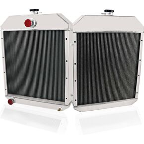 Full Aluminum Radiator compatible with Case IH 1845 1845B 1845S 480D 480LL 580D 580SD 584D 3 Row Core Radiators