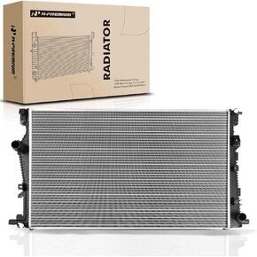 A-Premium Engine Coolant Radiator Assembly Compatible with Jeep Cherokee 2014-2018, 2.4L 3.2L, Manual Transmission, Replace# 68229290AA