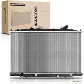 A-Premium Engine Coolant Radiator Assembly with Transmission Oil Cooler Compatible with Honda Odyssey 2011-2017 3.5L, Auto Trans, Replace# 19010RV0A51, 19010RV0A61