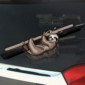 Hanging Sloth WiperTags for Rear Wipers in Saudi Arabia