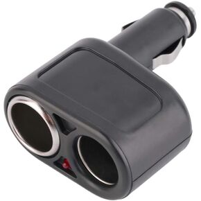 Cigarette Lighter Adapter Dual Car Cigarette Lighter 2 Socket Auto Cigar Lighter Charger Power Adapter