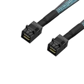 Heretom 2 قطعة خارجية صغيرة SAS 28AWG ذكر 26Pin SFF-8088 إلى داخلي صغير SAS ذكر 36Pin SFF-8087 كابل بيانات 1 متر 3.3 قدم