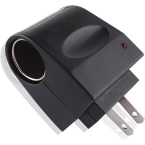 Car Cigarette Lighter to Wall Outlet Adapter - Universal AC to DC Converter - DC12V 500mA Cigarette Lighter Socket Adapter - Standard Power Inverters for Vehicles