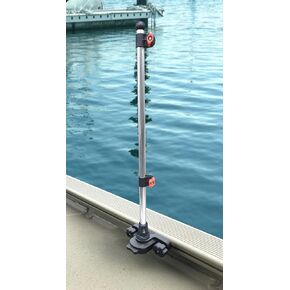Brocraft Boat Gunnel Track Flag Pole/Boat Flag Pole for Track System -Not Drilling Required