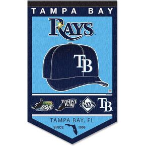 Tampa Bay Rays Heritage History Banner Pennant