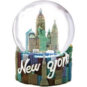 Skyline New York City Snow Globe Souvenir Figurine 80mm (4.5 Inches Tall) from NYC Snow Globes Collection