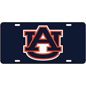 Auburn Acrylic License Plate Officially Licensed AU