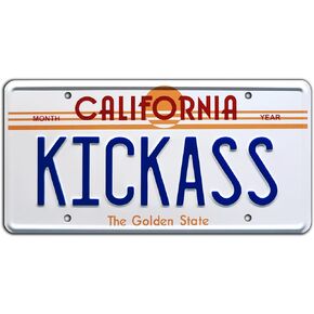 Elvira | Kickass | Metal Stamped License Plate