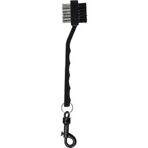 Jef World of Golf Gifts and Gallery, Inc. 2 Way Cleaning Brush (Black)