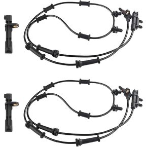 4 PCS ABS Wheel Speed Sensor 52125003AB 68003281AA Compatible with Jeep Wrangler 3.6L 2012 2013 2014 2015 2016 2017, Jeep Wrangler 3.8L 2007 2008 2009 2010 2011, Front and Rear ABS Sensor