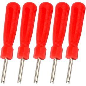 Senzeal 5Pcs Plastic Handle Car Valve Core Removal Single Head Tire Repair Tools